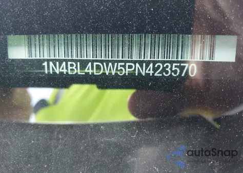 2023 Nissan Altima Sv Intelligent Awd из США, поврежденный, VIN 1N4BL4DW5PN423570